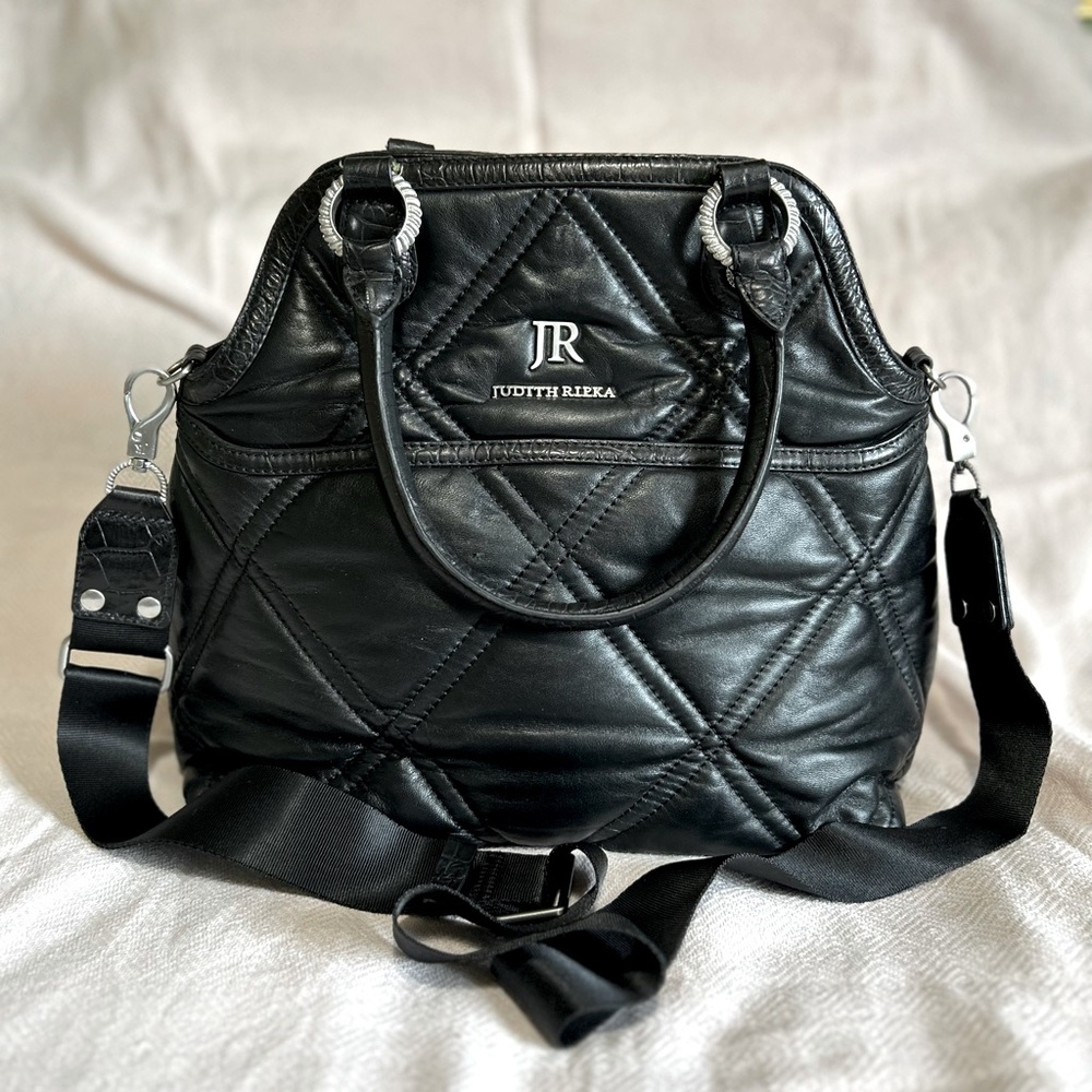 Judith Ripka Quilted Leather Bag
